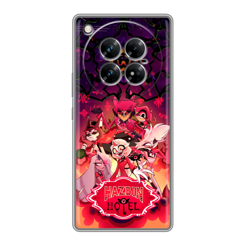 Силиконовый чехол на Infinix Zero 40 5G с принтом Hazbin Hotel Отель Хазбин Силиконовый чехол на Infinix Zero 40 5G с принтом Hazbin Hotel Отель Хазбин