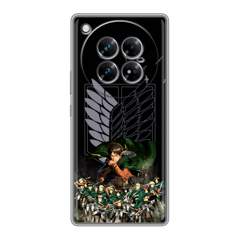 Силиконовый чехол на Infinix Zero 40 5G с принтом Атака титанов Силиконовый чехол на Infinix Zero 40 5G с принтом Атака титанов