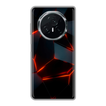 Пластиковый чехол на Honor Magic V3 с принтом Яркие абстракции Пластиковый чехол на Honor Magic V3 с принтом Яркие абстракции
