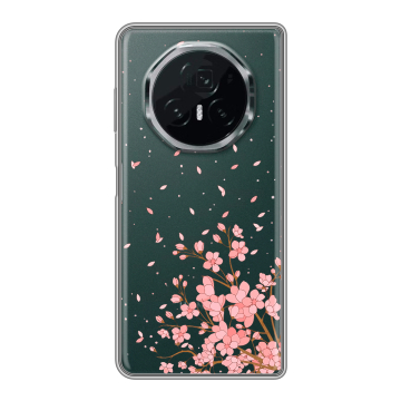 Пластиковый чехол на Honor Magic V3 с принтом Ветка сакуры