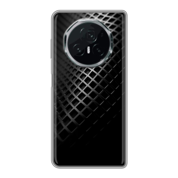 Пластиковый чехол на Honor Magic V3 с принтом Текстура металла
