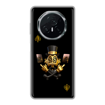 Пластиковый чехол на Honor Magic V3 с принтом Золотой скрудж макдак Пластиковый чехол на Honor Magic V3 с принтом Золотой скрудж макдак