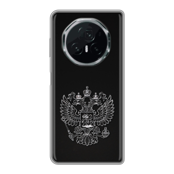 Пластиковый чехол на Honor Magic V3 с принтом Герб России Пластиковый чехол на Honor Magic V3 с принтом Герб России