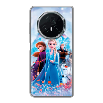 Пластиковый чехол на Honor Magic V3 с принтом Холодное сердце Frozen Пластиковый чехол на Honor Magic V3 с принтом Холодное сердце Frozen