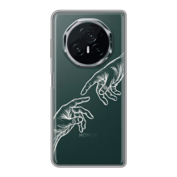 Пластиковый чехол на Honor Magic V3 с принтом Сотворение мира