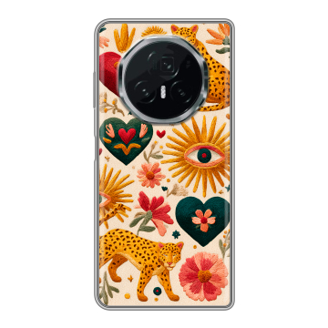 Пластиковый чехол на Honor Magic V3 с принтом Модный принт