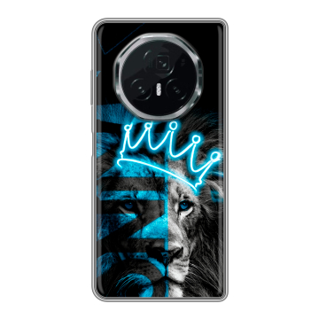 Пластиковый чехол на Honor Magic V3 с принтом Король лев