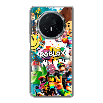Пластиковый чехол на Honor Magic V3 с принтом Roblox Роблокс Пластиковый чехол на Honor Magic V3 с принтом Roblox Роблокс