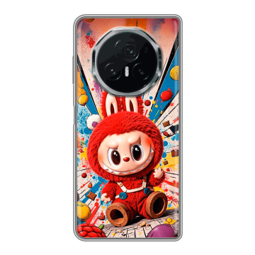 Пластиковый чехол на Honor Magic V3 с принтом Labubu Лабубу Пластиковый чехол на Honor Magic V3 с принтом Labubu Лабубу