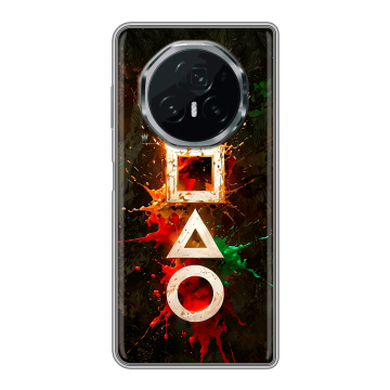 Пластиковый чехол на Honor Magic V3 с принтом Squid Game Игра кальмара Пластиковый чехол на Honor Magic V3 с принтом Squid Game Игра кальмара