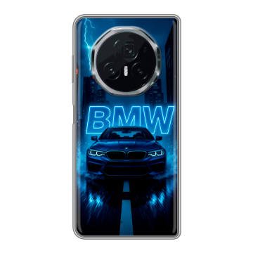 Пластиковый чехол на Honor Magic V3 с принтом BMW БМВ