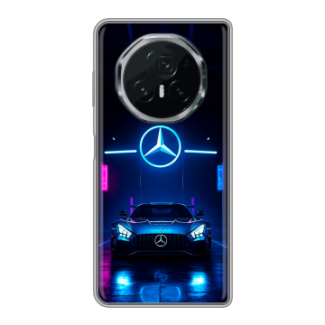 Пластиковый чехол на Honor Magic V3 с принтом Mercedes Мерседес Пластиковый чехол на Honor Magic V3 с принтом Mercedes Мерседес