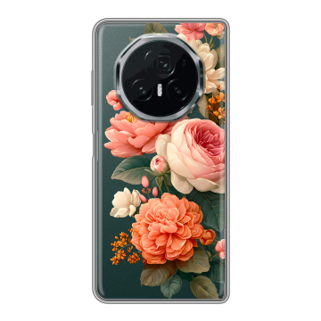 Пластиковый чехол на Honor Magic V3 с принтом цветы
