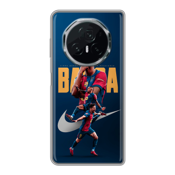 Пластиковый чехол на Honor Magic V3 с принтом Барселона Barca Yamal Пластиковый чехол на Honor Magic V3 с принтом Барселона Barca Yamal