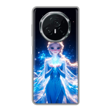 Пластиковый чехол на Honor Magic V3 с принтом Холодное сердце Frozen Пластиковый чехол на Honor Magic V3 с принтом Холодное сердце Frozen