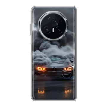 Пластиковый чехол на Honor Magic V3 с принтом BMW БМВ Пластиковый чехол на Honor Magic V3 с принтом BMW БМВ