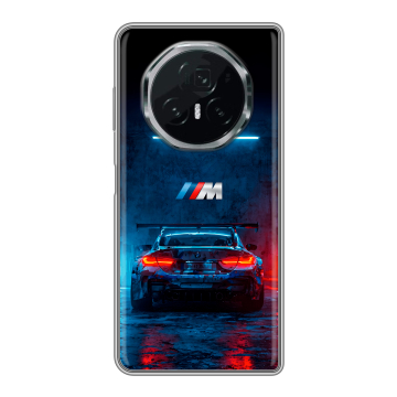 Пластиковый чехол на Honor Magic V3 с принтом BMW БМВ Пластиковый чехол на Honor Magic V3 с принтом BMW БМВ