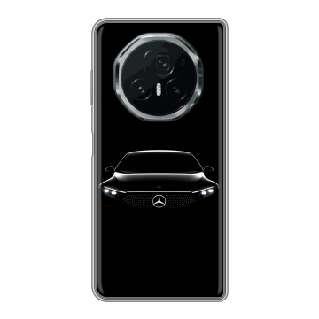 Пластиковый чехол на Honor Magic V3 с принтом Mercedes Мерседес
