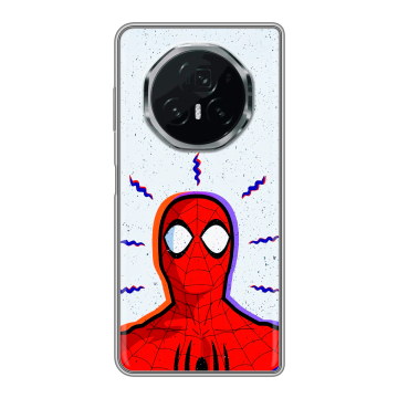 Пластиковый чехол на Honor Magic V3 с принтом Spiderman Человек паук