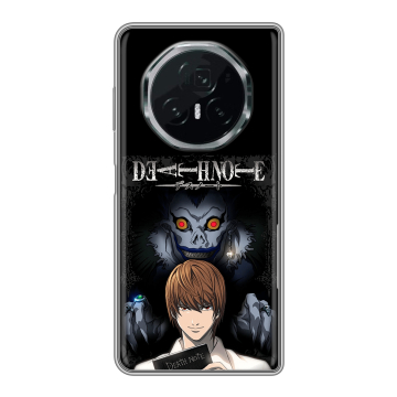 Пластиковый чехол на Honor Magic V3 с принтом Death note Тетрадь смерти