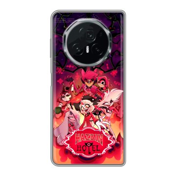 Пластиковый чехол на Honor Magic V3 с принтом Hazbin Hotel Отель Хазбин Пластиковый чехол на Honor Magic V3 с принтом Hazbin Hotel Отель Хазбин