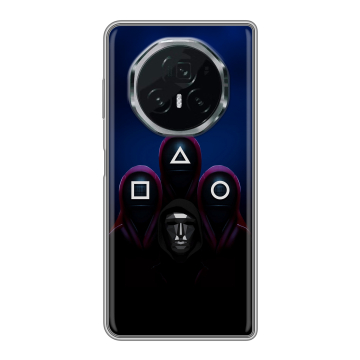 Пластиковый чехол на Honor Magic V3 с принтом Игра Кальмара
