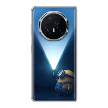 Пластиковый чехол на Honor Magic V3 с принтом Миньоны Пластиковый чехол на Honor Magic V3 с принтом Миньоны
