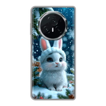 Пластиковый чехол на Honor Magic V3 с принтом Новый год