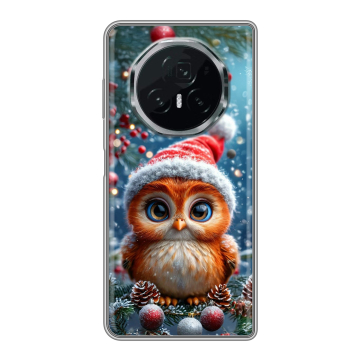Пластиковый чехол на Honor Magic V3 с принтом Новый год