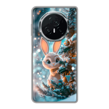 Пластиковый чехол на Honor Magic V3 с принтом Новый год