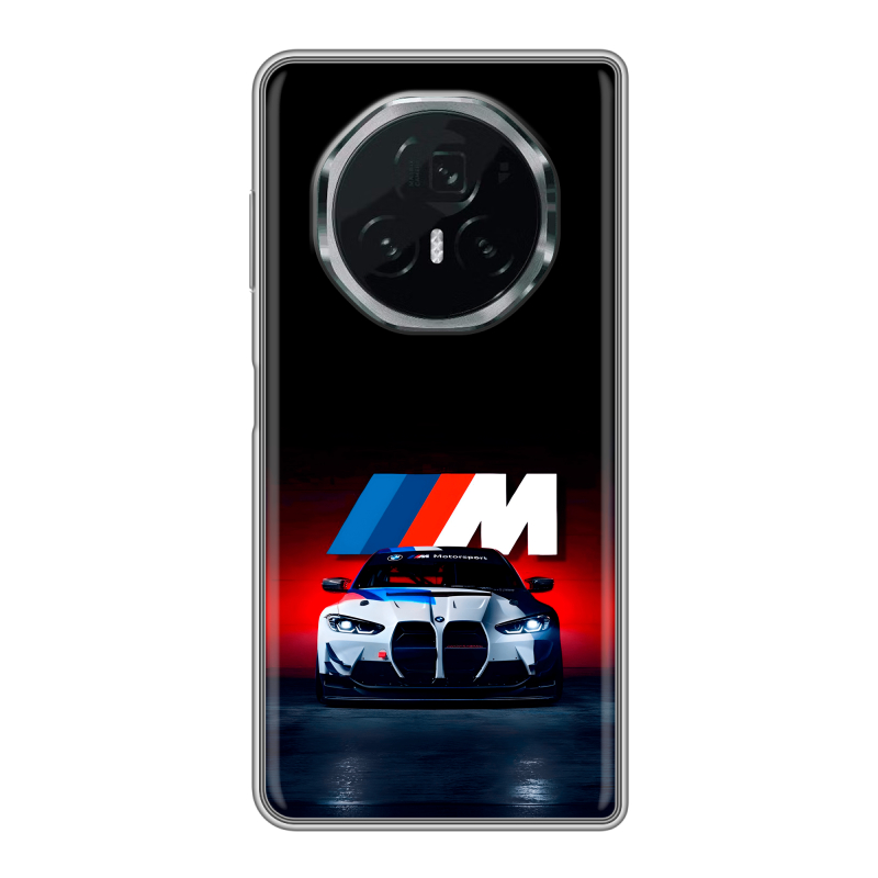 Пластиковый чехол на Honor Magic V3 с принтом БМВ BMW Пластиковый чехол на Honor Magic V3 с принтом БМВ BMW