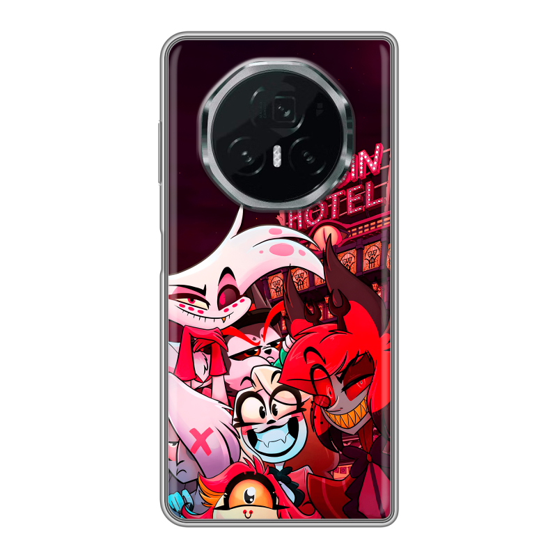Пластиковый чехол на Honor Magic V3 с принтом Hazbin Hotel Отель Хазбин Пластиковый чехол на Honor Magic V3 с принтом Hazbin Hotel Отель Хазбин