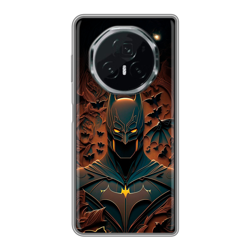 Пластиковый чехол на Honor Magic V3 с принтом Batman Бэтмен Пластиковый чехол на Honor Magic V3 с принтом Batman Бэтмен