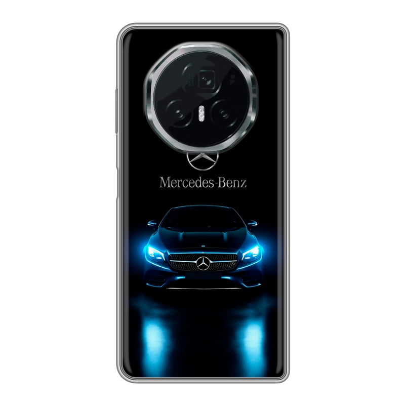 Пластиковый чехол на Honor Magic V3 с принтом Mercedes Мерседес Пластиковый чехол на Honor Magic V3 с принтом Mercedes Мерседес