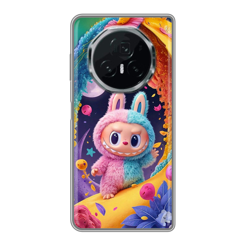Пластиковый чехол на Honor Magic V3 с принтом Labubu Лабубу Пластиковый чехол на Honor Magic V3 с принтом Labubu Лабубу