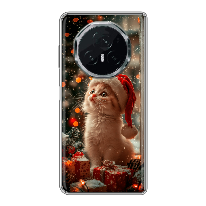 Пластиковый чехол на Honor Magic V3 с принтом Новый год Пластиковый чехол на Honor Magic V3 с принтом Новый год