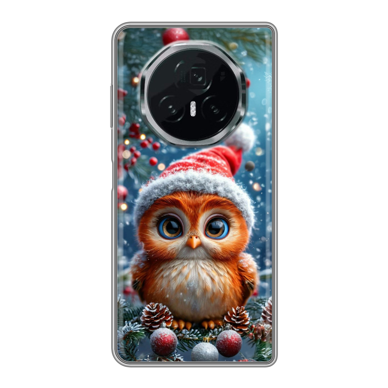 Пластиковый чехол на Honor Magic V3 с принтом Новый год Пластиковый чехол на Honor Magic V3 с принтом Новый год