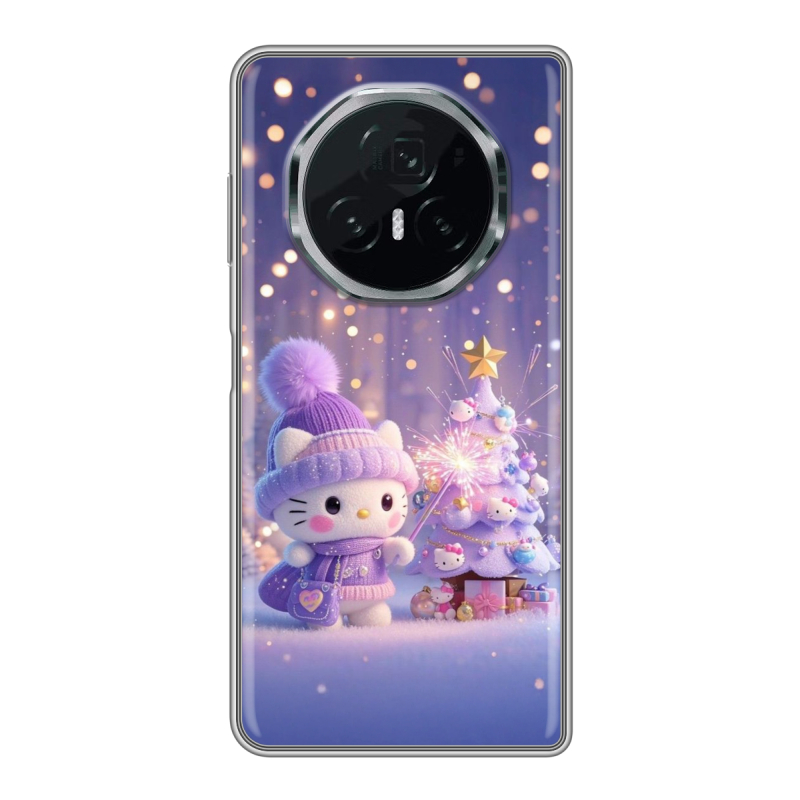 Пластиковый чехол на Honor Magic V3 с принтом Новый год Пластиковый чехол на Honor Magic V3 с принтом Новый год