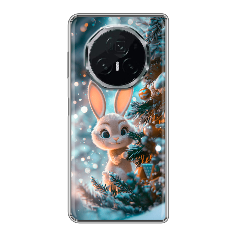 Пластиковый чехол на Honor Magic V3 с принтом Новый год Пластиковый чехол на Honor Magic V3 с принтом Новый год