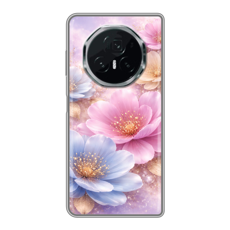 Пластиковый чехол на Honor Magic V3 с принтом женский Пластиковый чехол на Honor Magic V3 с принтом женский