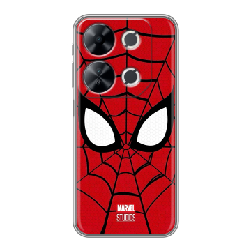 Силиконовый чехол на Itel P65 с принтом человек паук spiderman Силиконовый чехол на Itel P65 с принтом человек паук spiderman
