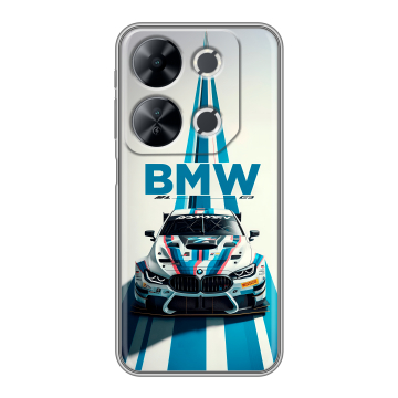 Силиконовый чехол на Itel P65 с принтом БМВ BMW Силиконовый чехол на Itel P65 с принтом БМВ BMW