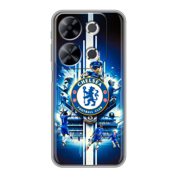 Силиконовый чехол на Itel P65 с принтом Chelsea Челси