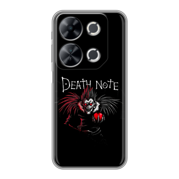Силиконовый чехол на Itel P65 с принтом Death note Тетрадь смерти Силиконовый чехол на Itel P65 с принтом Death note Тетрадь смерти