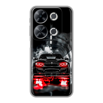 Силиконовый чехол на Itel P65 с принтом BMW БМВ Силиконовый чехол на Itel P65 с принтом BMW БМВ