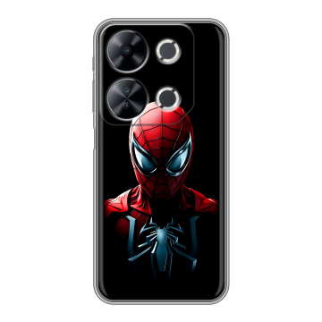 Силиконовый чехол на Itel P65 с принтом Spiderman Человек паук Силиконовый чехол на Itel P65 с принтом Spiderman Человек паук