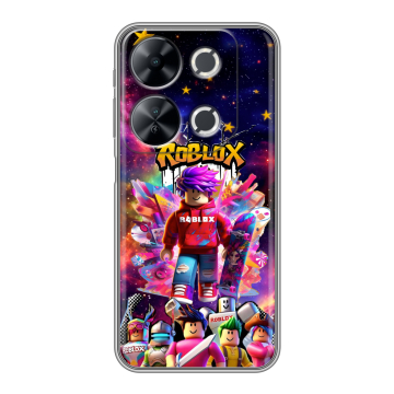 Силиконовый чехол на Itel P65 с принтом Roblox Роблокс Силиконовый чехол на Itel P65 с принтом Roblox Роблокс