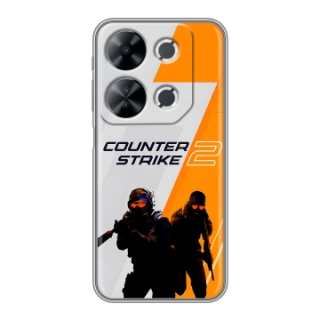 Силиконовый чехол на Itel P65 с принтом Counter Strike Силиконовый чехол на Itel P65 с принтом Counter Strike