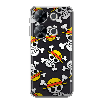 Силиконовый чехол на Itel P65 с принтом One Piece Ван Пис