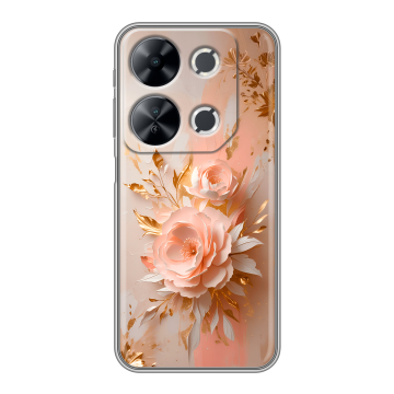 Силиконовый чехол на Itel P65 с принтом женский